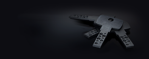 Lucky Lock keys on a dark background